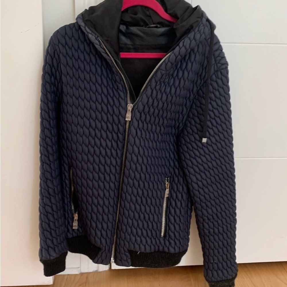 RNT23 Navy Quilted Jacket